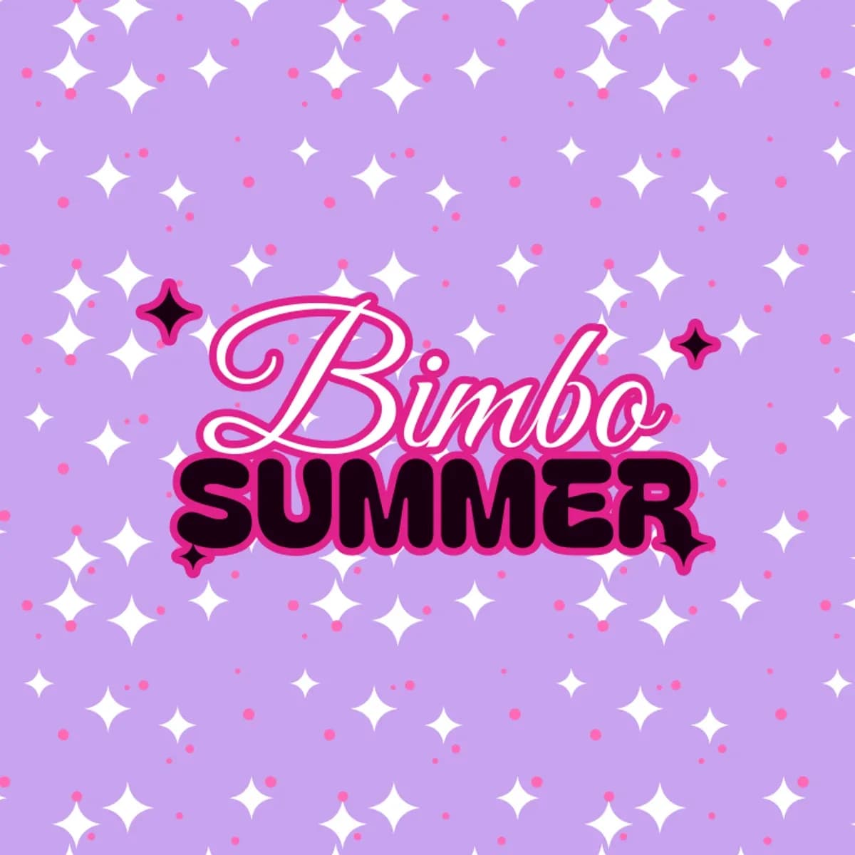 Bimbo Summer One-Piece Swimsuit in Starry Lilac