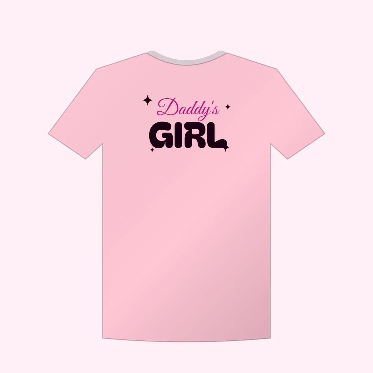 Daddy’s Girl Crop Top in Bubblegum