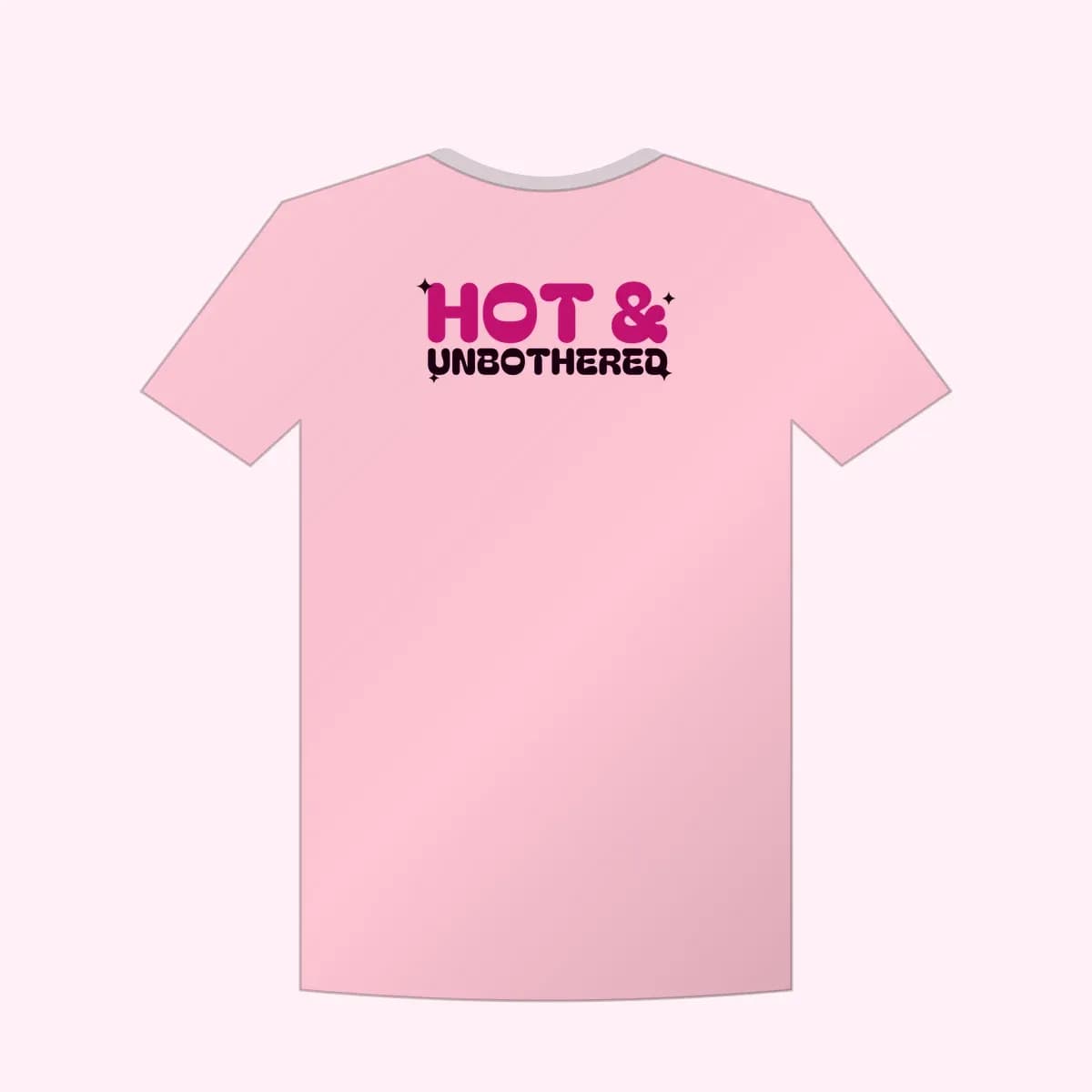 Hot & Unbothered Crop Top in Bubblegum
