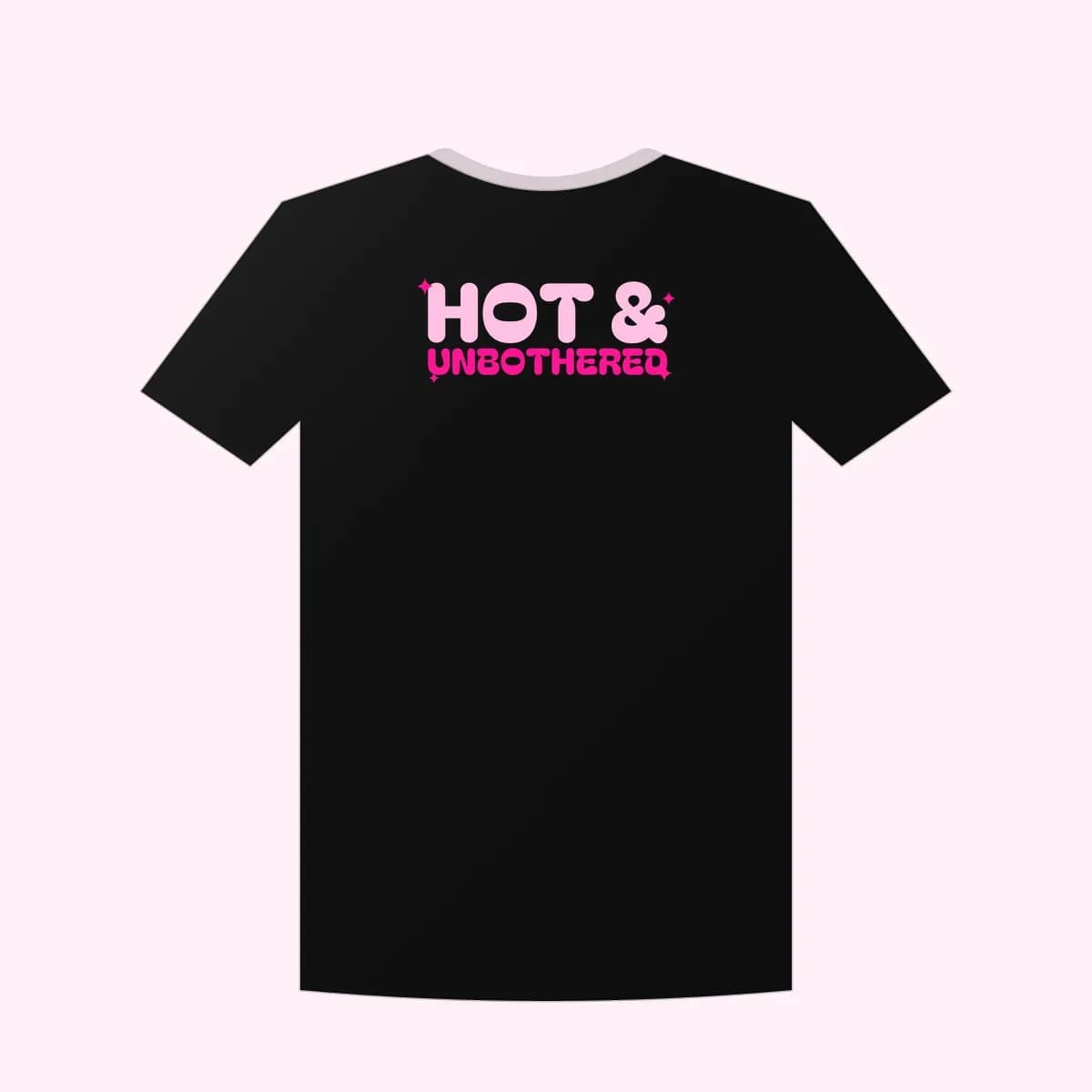 Hot & Unbothered Tote Bag in Black