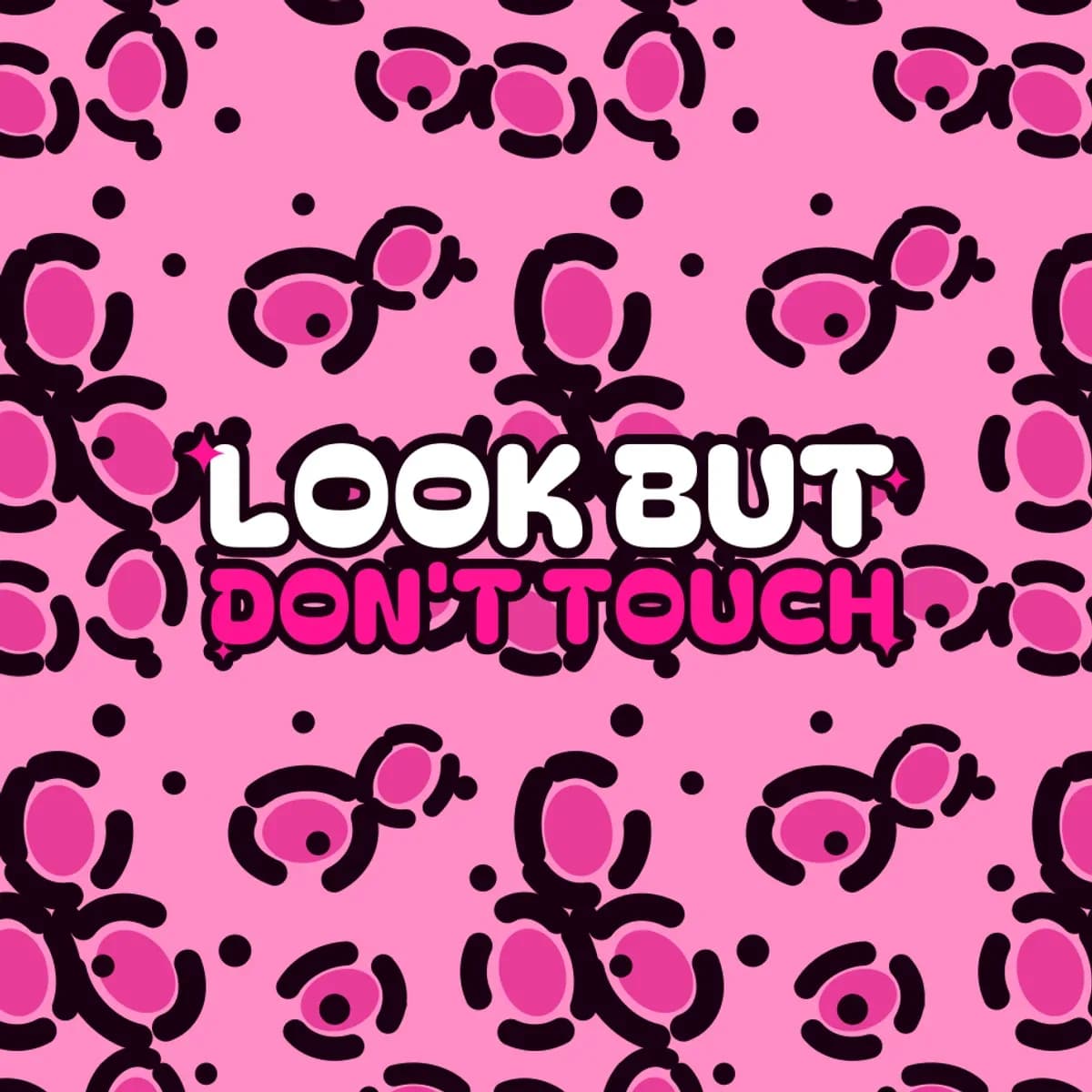 Look But Don’t Touch Bandeau Bikini in Pink Leopard