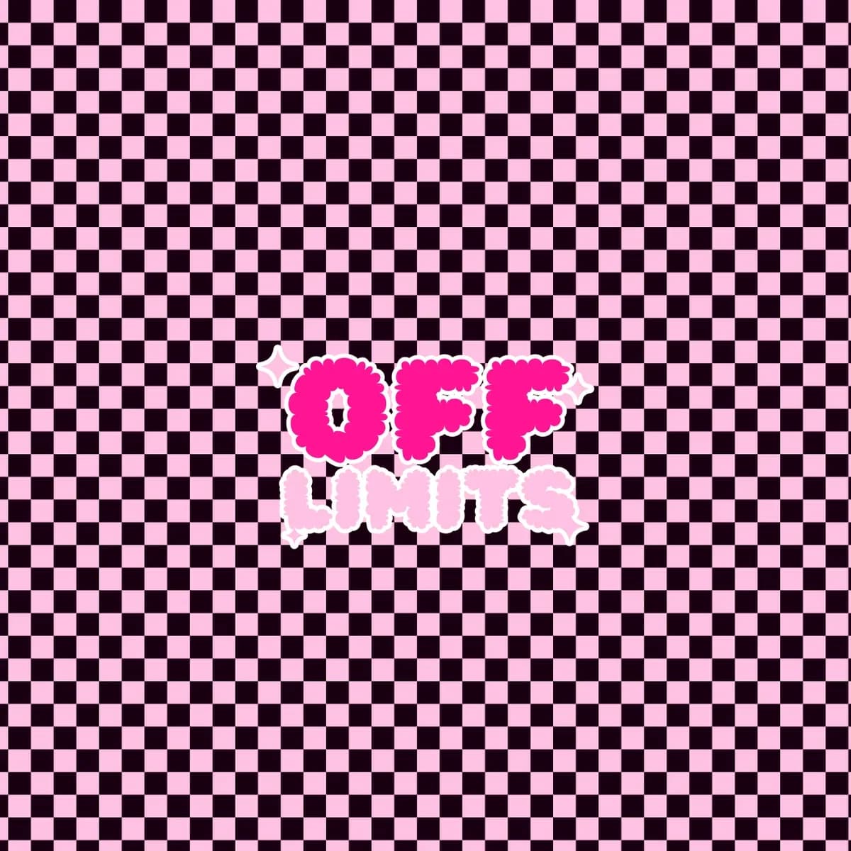 Off Limits Skater Skirt in Pink Checker