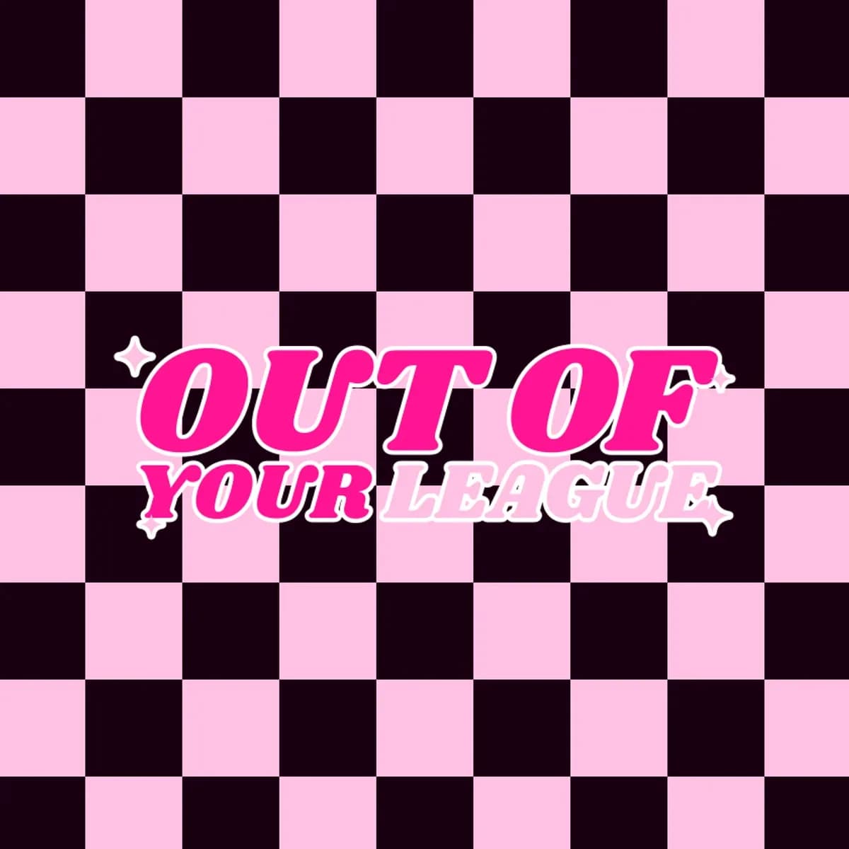 Out of Your League Booty Shorts in Pink Checker