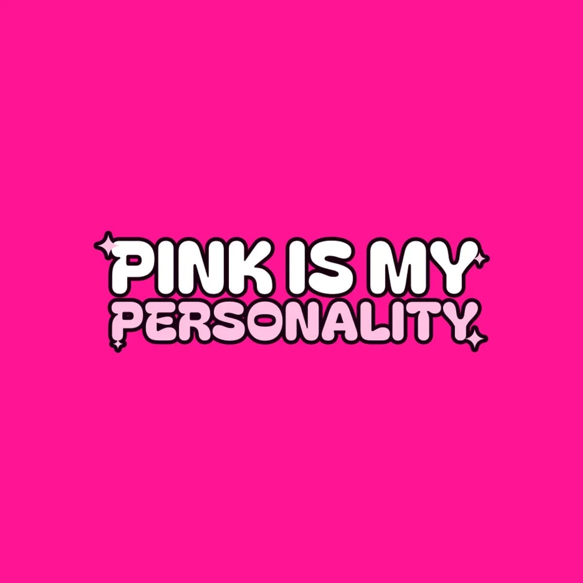 Pink Is my Personality Bodycon Dress in Hot Pink