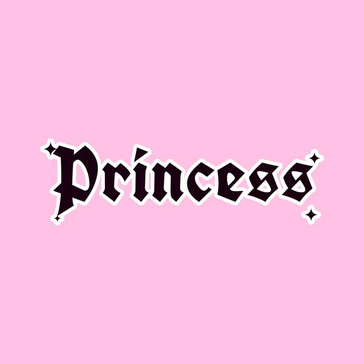 Princess iPhone Case in Baby Pink