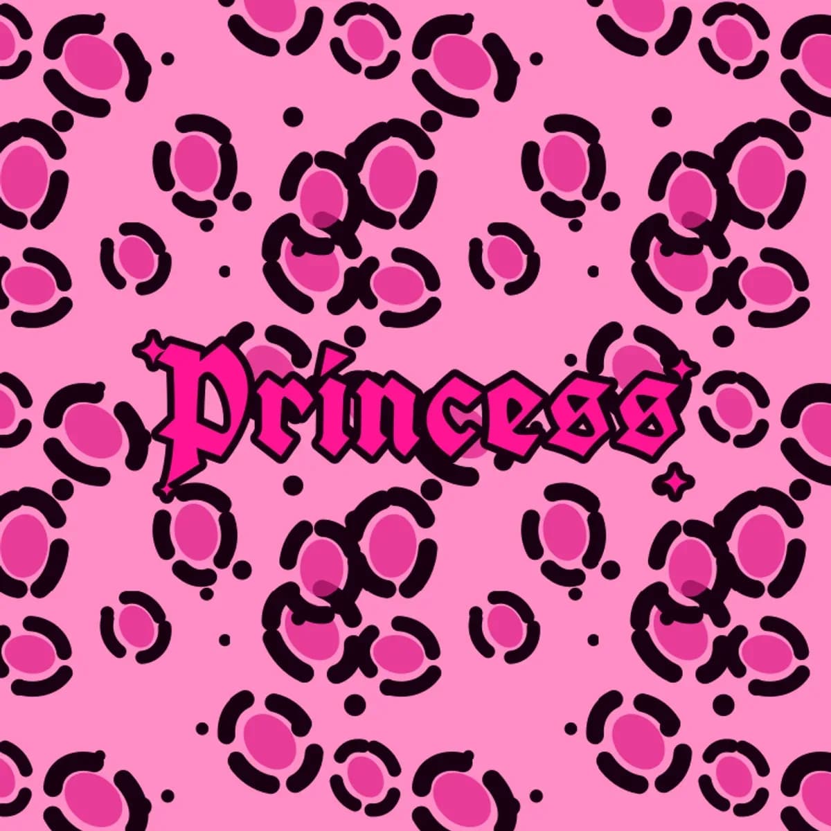 Princess One-Piece Swimsuit in Pink Leopard