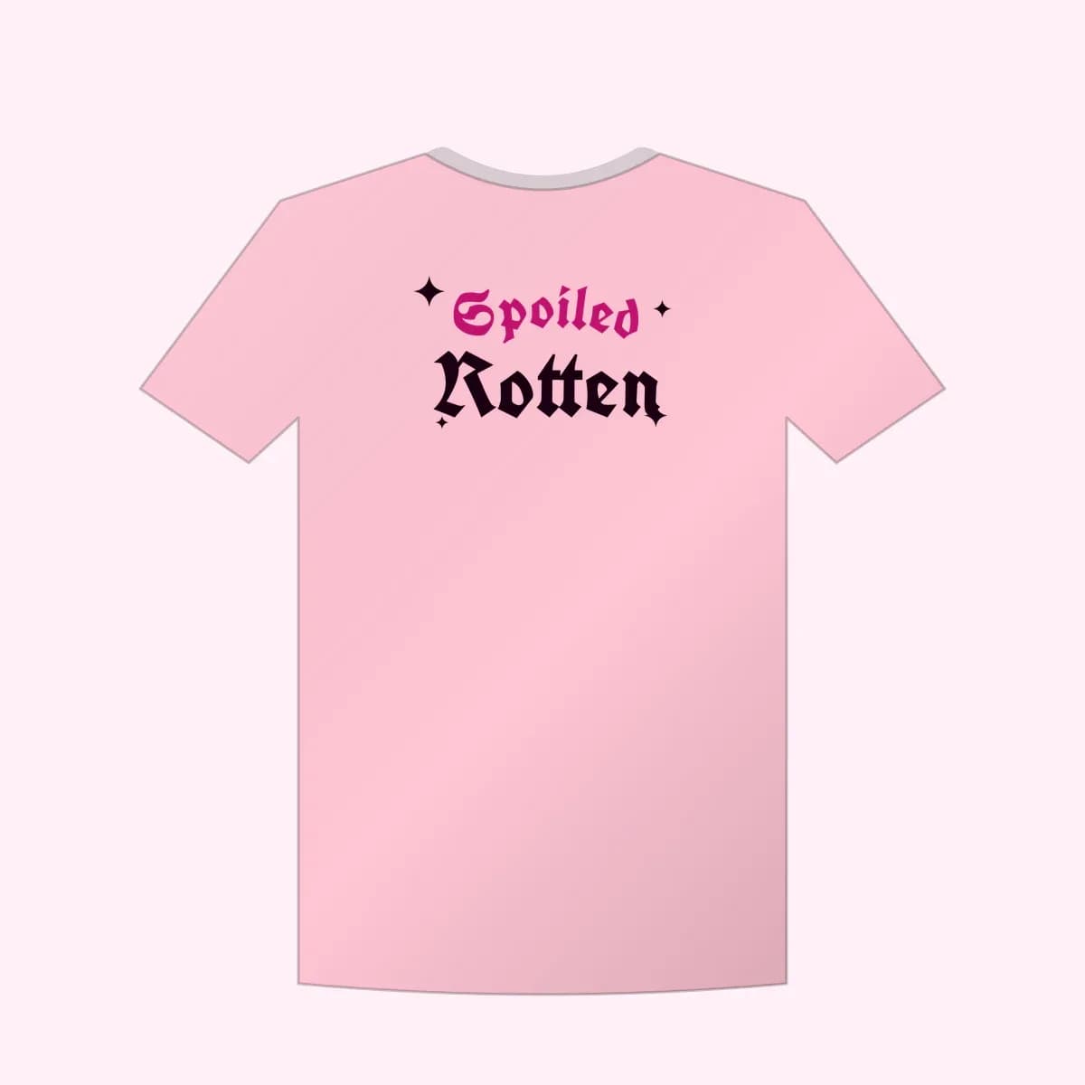 Spoiled Rotten Crop Top in Bubblegum