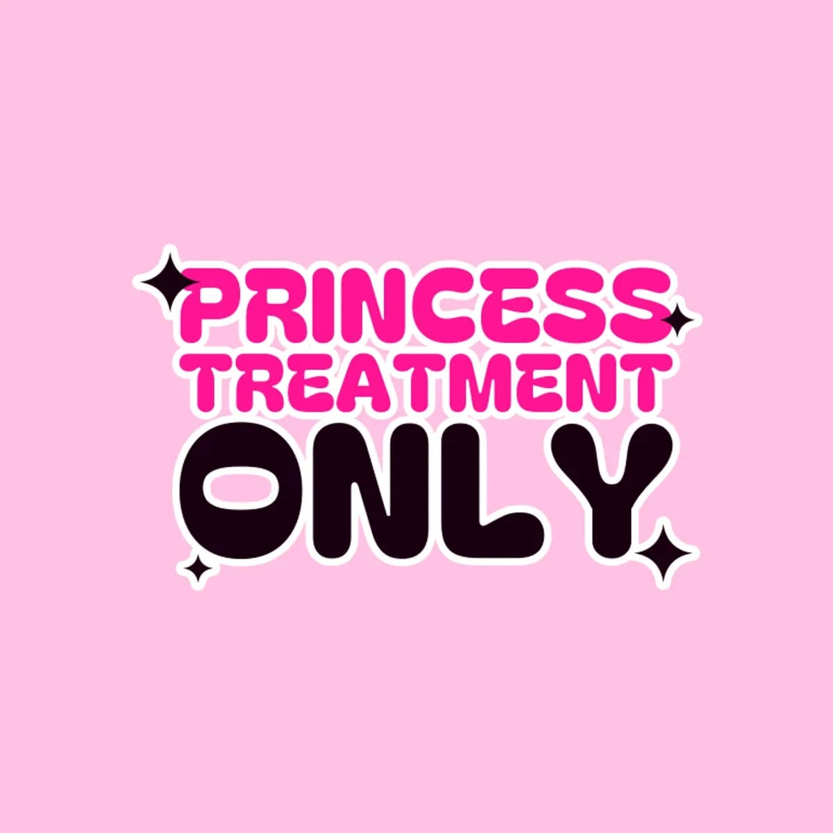 Princess Treatment Only One-Piece Swimsuit in Baby Pink