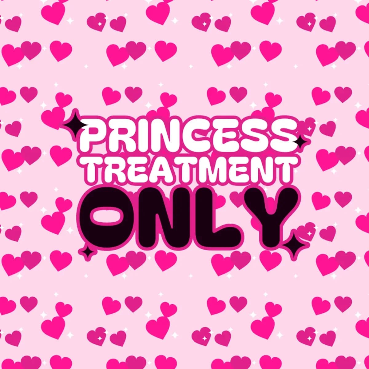 Princess Treatment Only One-Piece Swimsuit in Candy Hearts