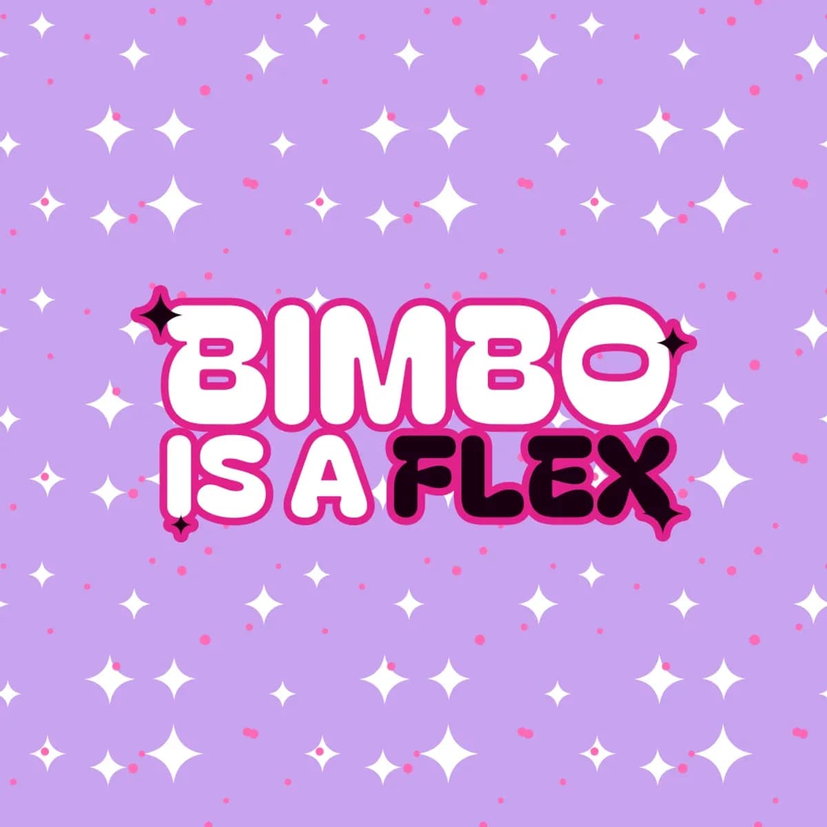 Bimbo Is a Flex Bandeau Bikini in Starry Lilac