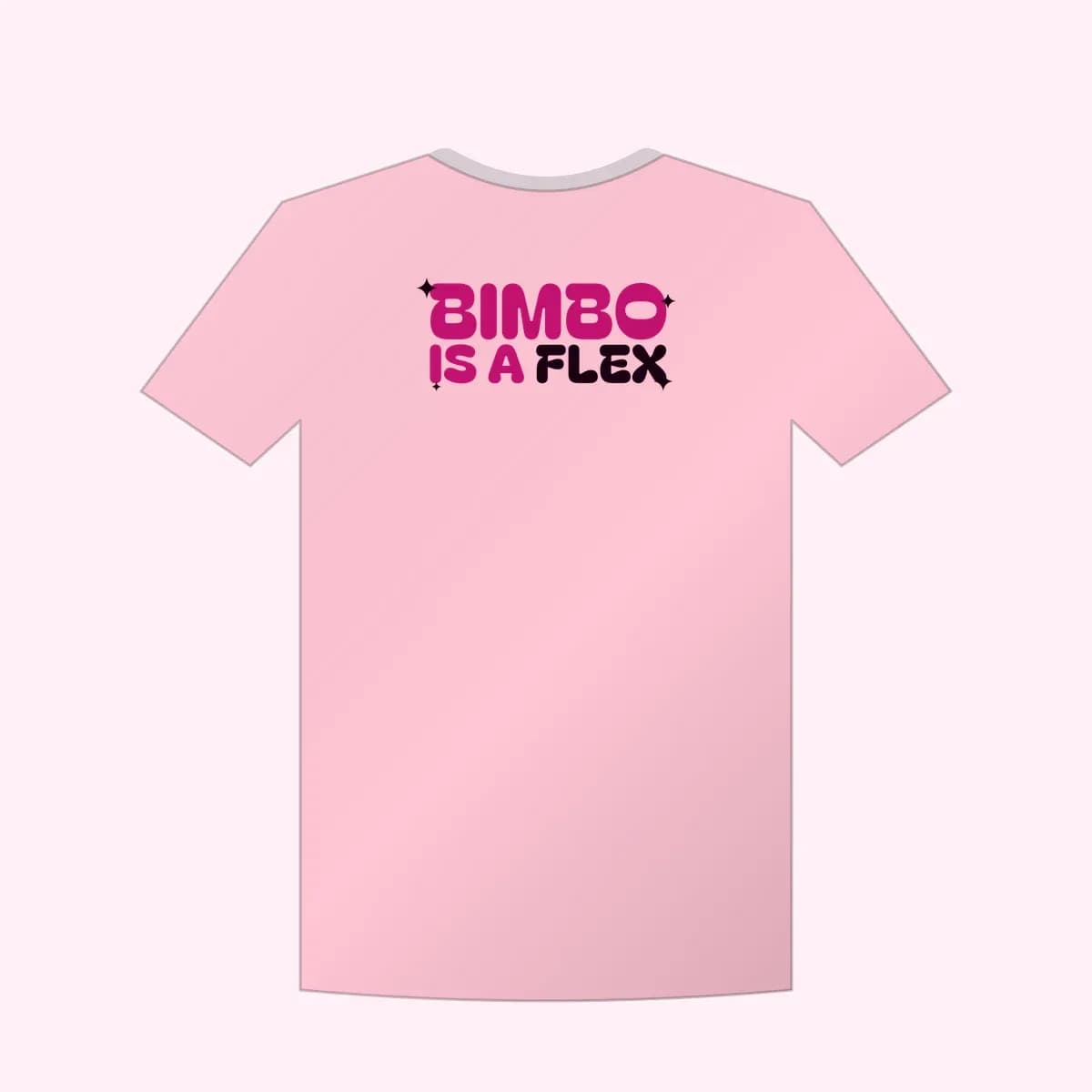Bimbo Is a Flex Crop Top in Bubblegum