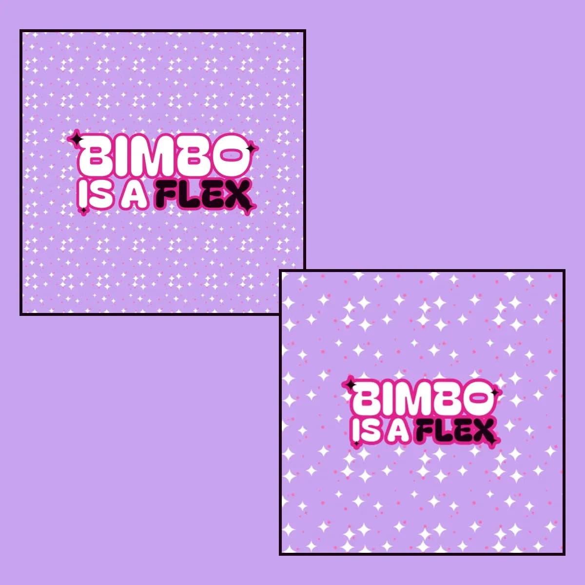 Bimbo Is a Flex Tracksuit in Starry Lilac: zip hoodie and wide-leg joggers