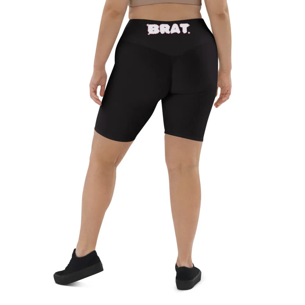 BRAT Biker Shorts in Black