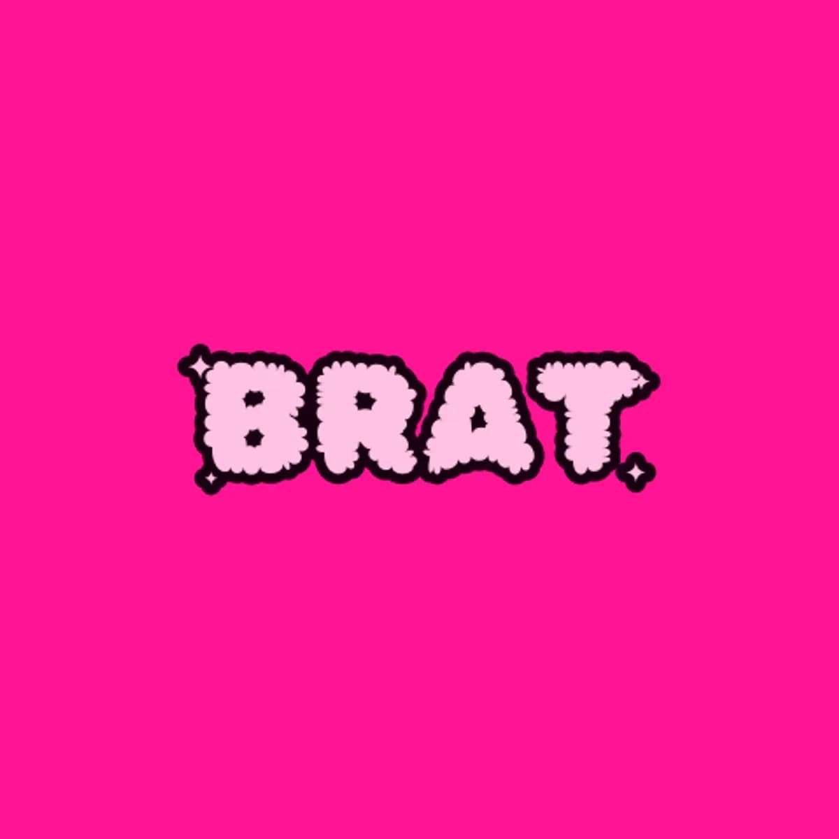BRAT Wide-Leg Joggers in Hot Pink