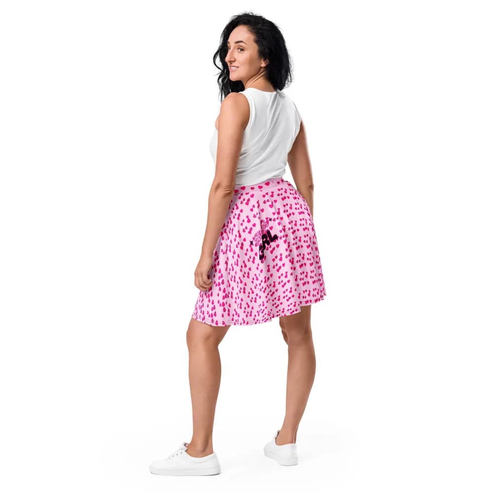 Daddy’s Girl Skater Skirt in Candy Hearts