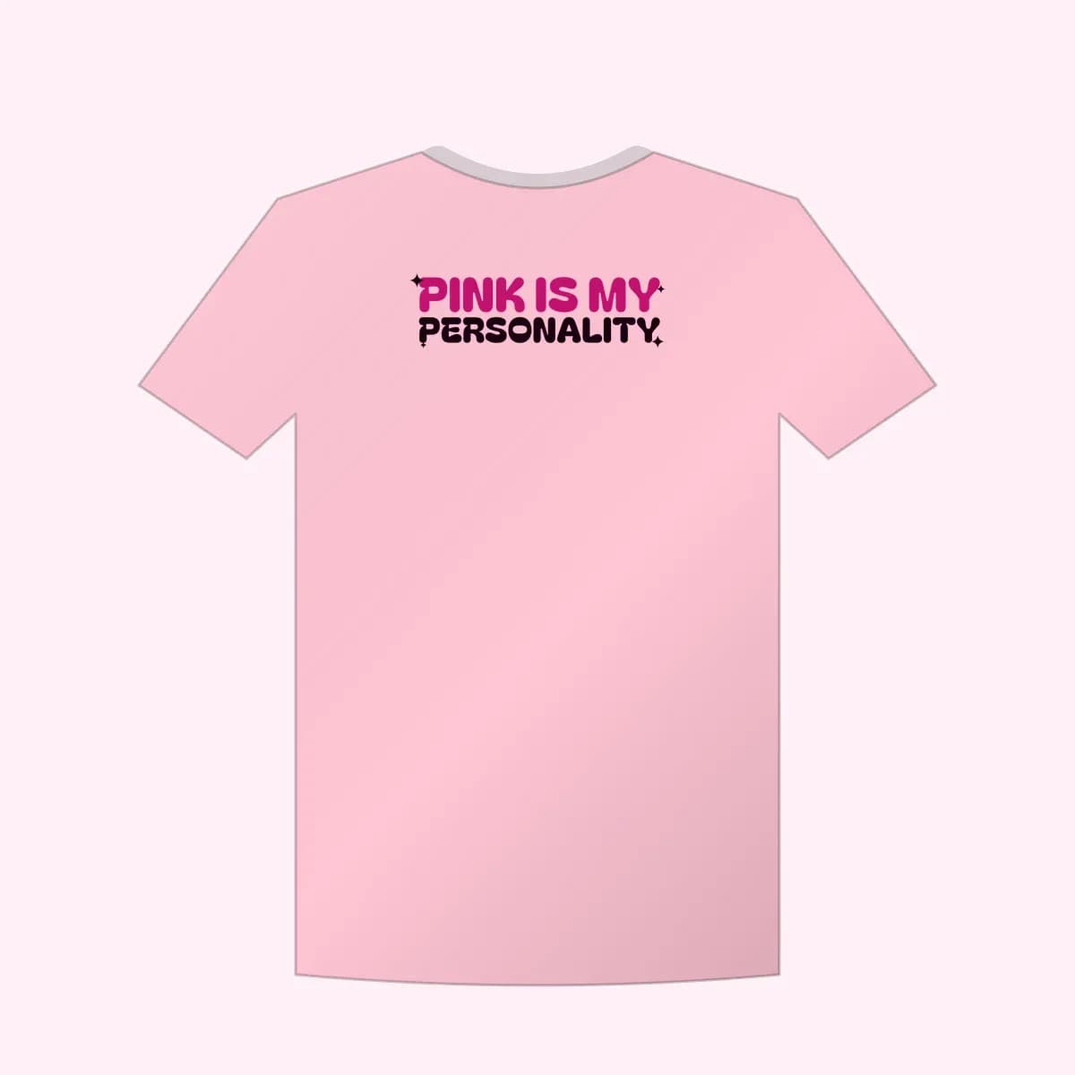 Pink Is my Personality Crop Top in Bubblegum