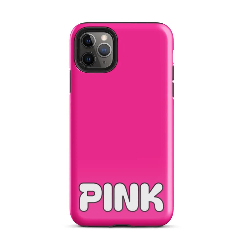 Pink Is my Personality PopSocket-Friendly iPhone Case in Hot Pink