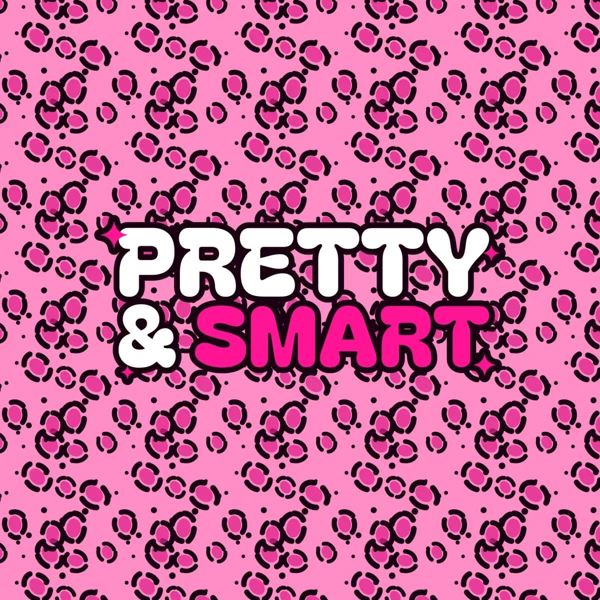 Pretty & Smart Zip Hoodie in Pink Leopard