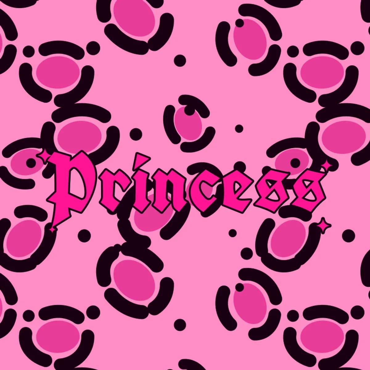 Princess Booty Shorts in Pink Leopard